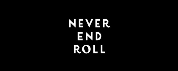 NEVER END ROLL ロゴ